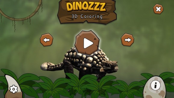DINOZZZ - 3D Coloring screenshot