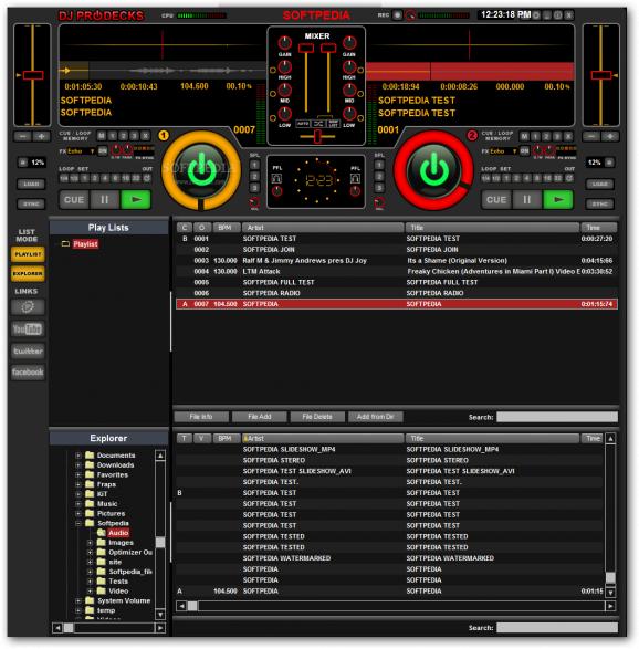 DJ ProDecks screenshot