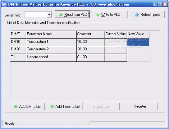 DM Editor for Keyence PLC screenshot