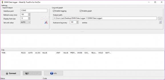 DMM Data Logger screenshot