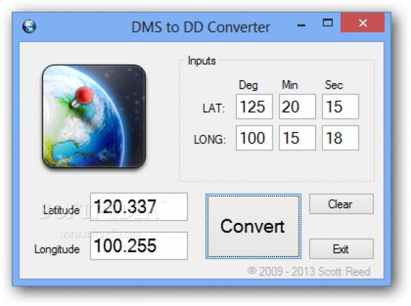 DMS to DD Converter screenshot