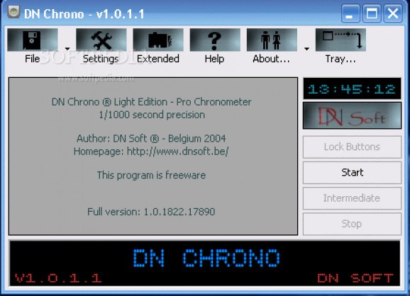 DN Chrono screenshot