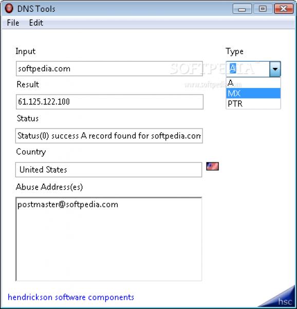 DNS Tools screenshot