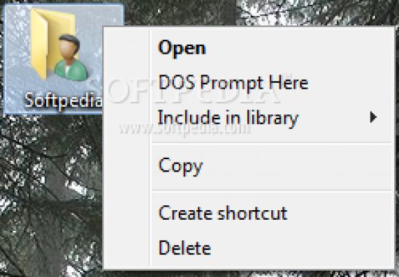 DOS Prompt Here screenshot