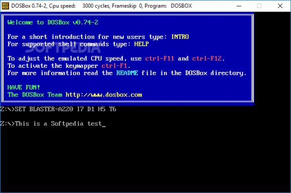 DOSBox Portable screenshot