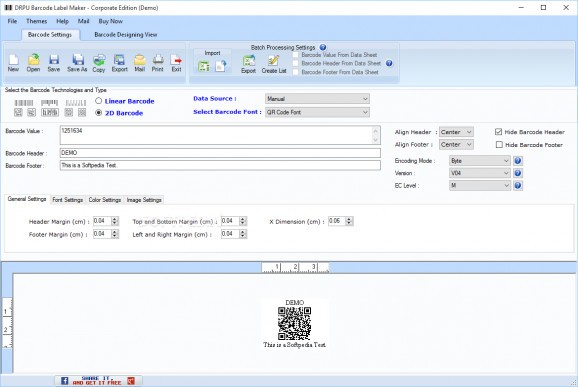 DRPU Barcode Label Maker - Corporate Edition screenshot