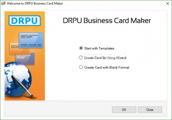 DRPU Business Card Maker Software screenshot