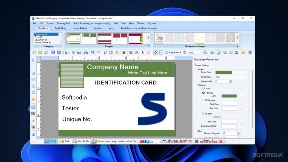 DRPU ID Card Designer Corporate screenshot