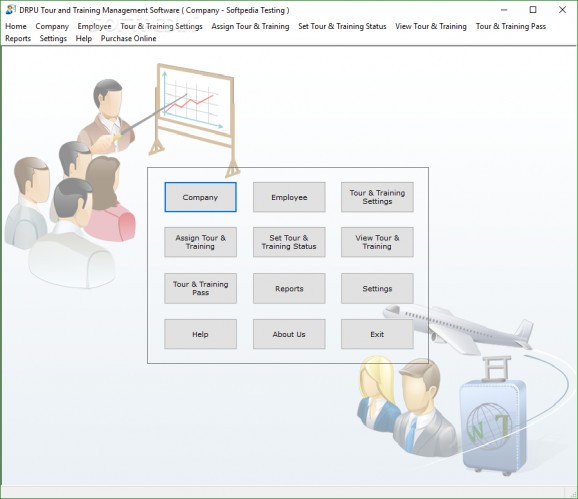 DRPU Tour and Training Management Software screenshot