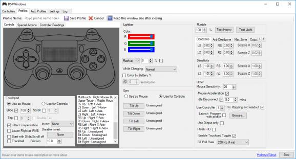 DS4Windows screenshot