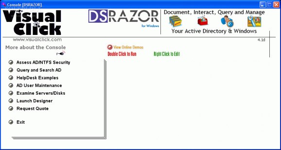DSRAZOR screenshot