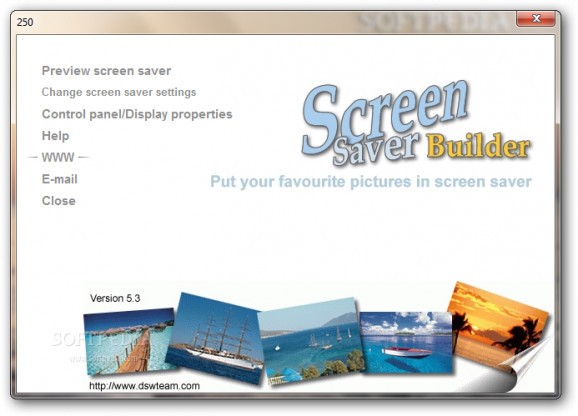 Screen Saver Builder screenshot