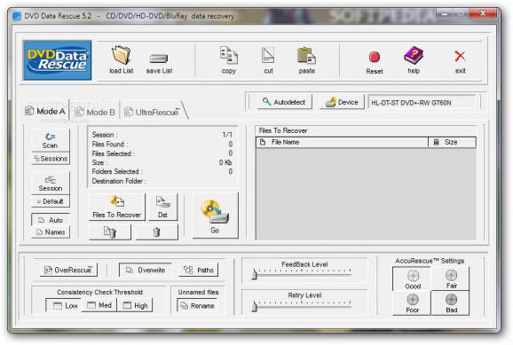 DVD Data Rescue screenshot