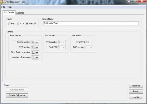 DVD Demuxer Tool (DDTool) screenshot