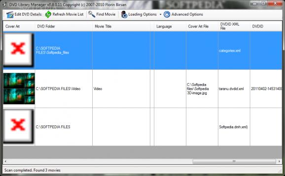 DVD Library Manager screenshot