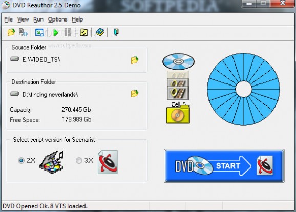 DVD Reauthor screenshot