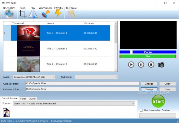 DVD RipR screenshot