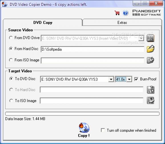 DVD Video Copier screenshot