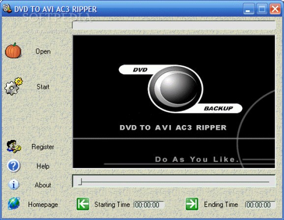 DVD to AVI AC3 Ripper screenshot