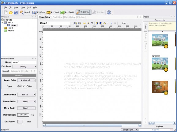 DVDComposer screenshot