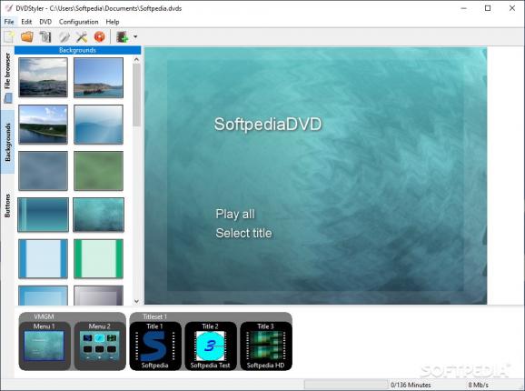 DVDStyler screenshot