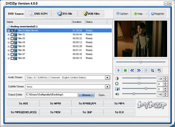 DVDZip screenshot