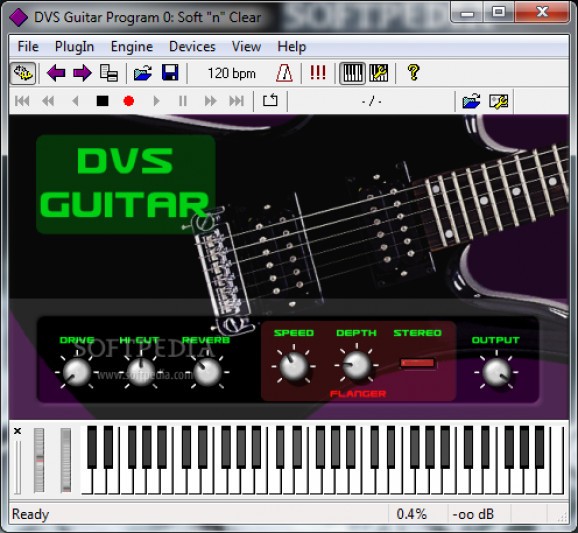DVS Guitar screenshot