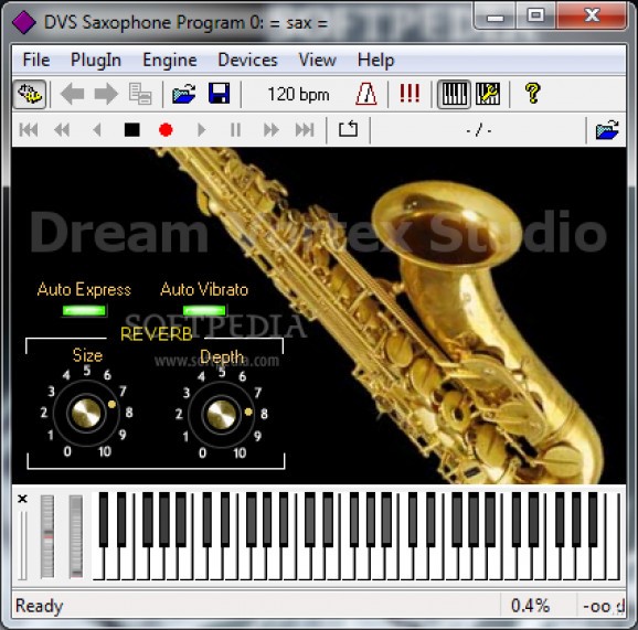 DVS Saxophone screenshot