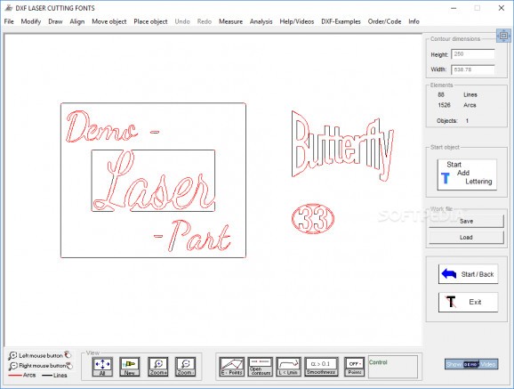 Download DXF LASER CUTTING FONTS