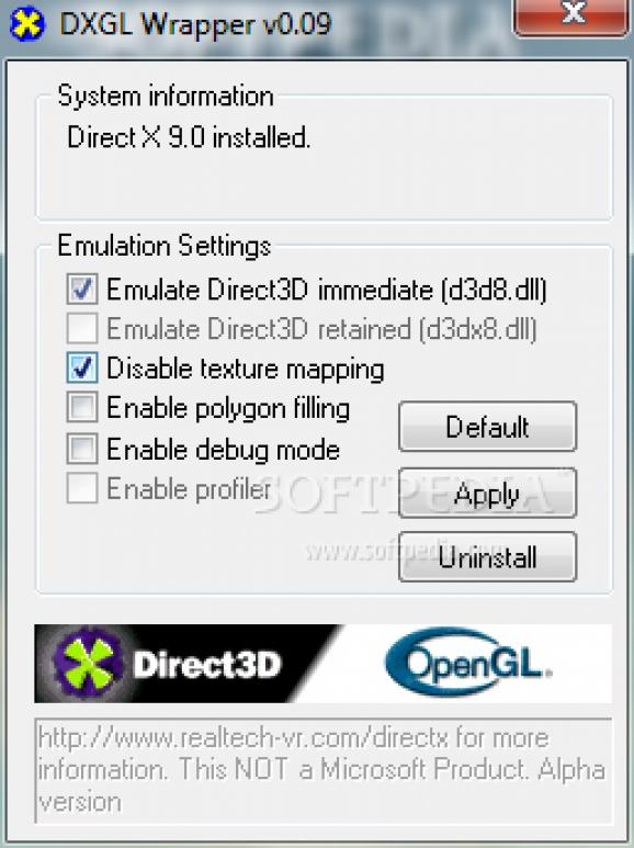 DXGL Wrapper screenshot