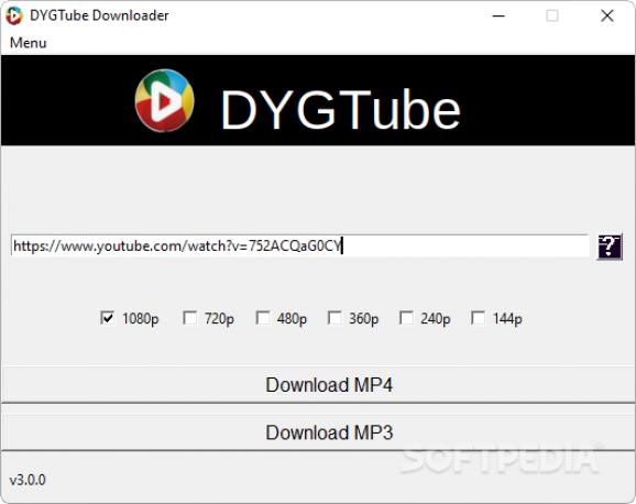 DYGTube Downloader screenshot