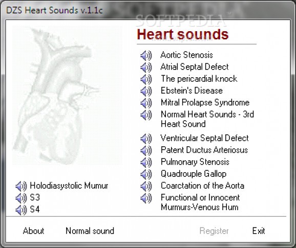 DZS Heart Sounds screenshot