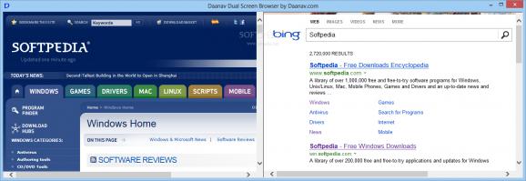 Daanav Dual Screen Browser screenshot