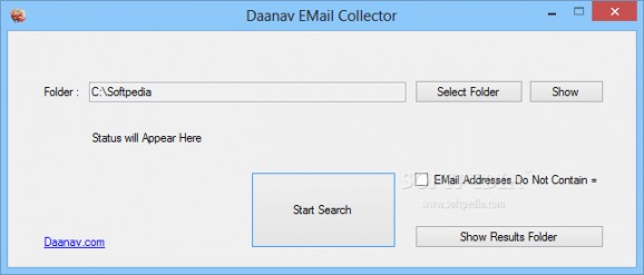Daanav EMail Collector screenshot