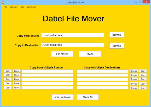 Dabel File Mover screenshot