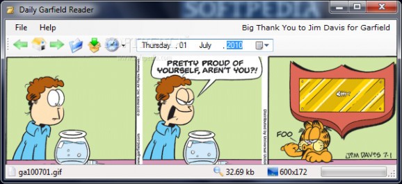 Daily Garfield Reader screenshot