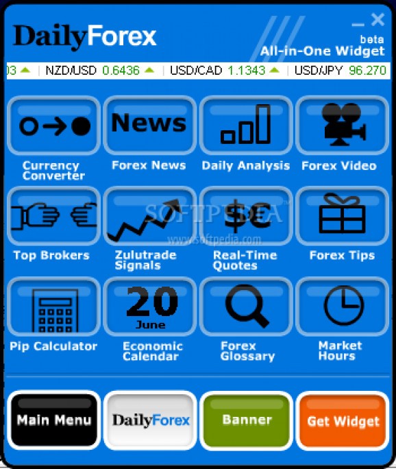 Forex All-in-One Widget screenshot