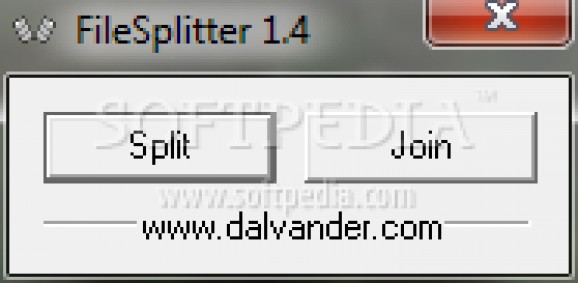FileSplitter screenshot