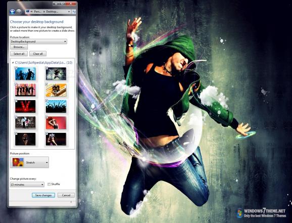 Dancers Windows 7 Theme screenshot