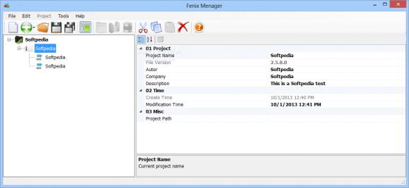 Fenix Manager screenshot