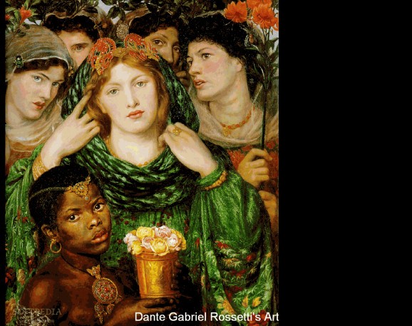 Dante Gabriel Rossetti Painting Screensaver screenshot