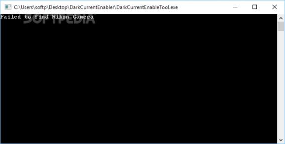 Dark Current Enable Tool screenshot