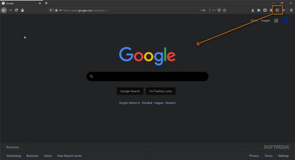 Dark Theme for Google screenshot