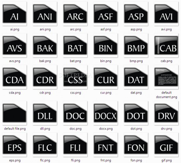 DarkAura Format Icons screenshot