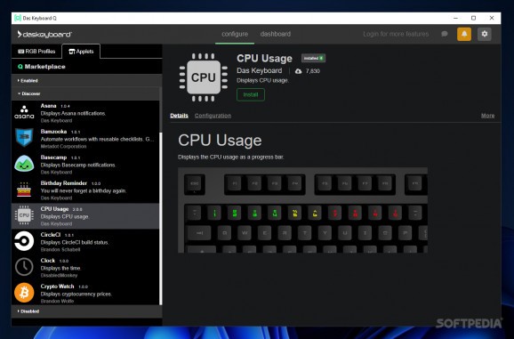 Das Keyboard Q screenshot