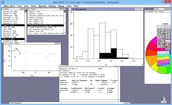 Data Desk screenshot