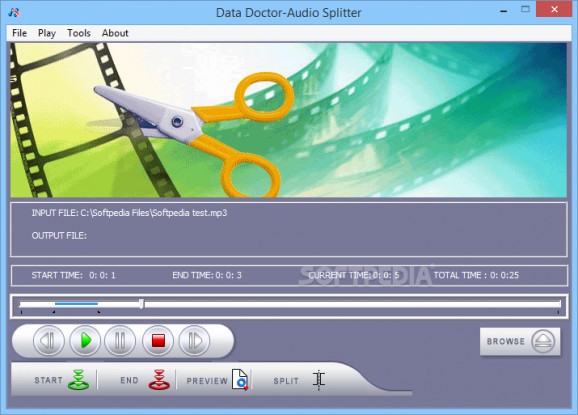 Data Doctor-Audio Splitter screenshot