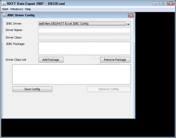Data Export 2007 - DB22Excel screenshot