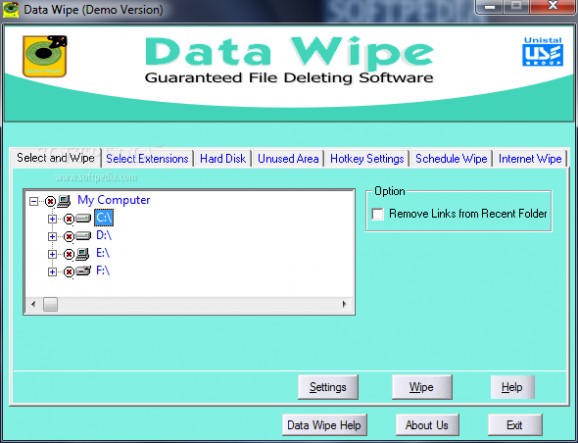 Data Wipe screenshot