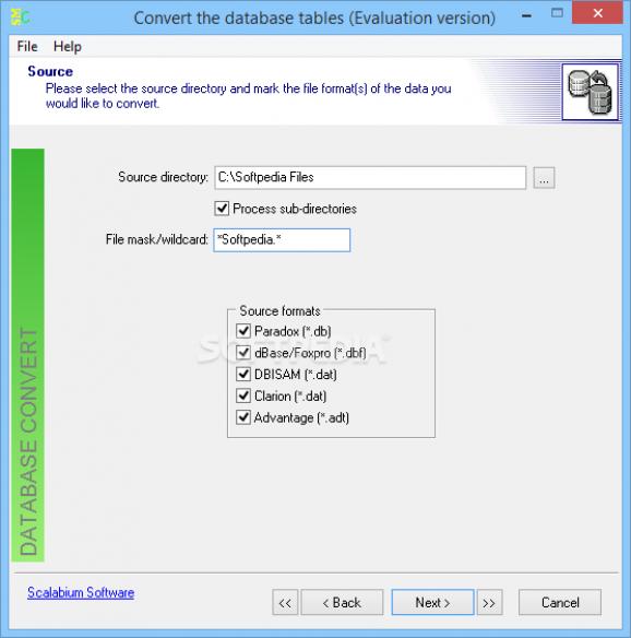 Database Convert screenshot